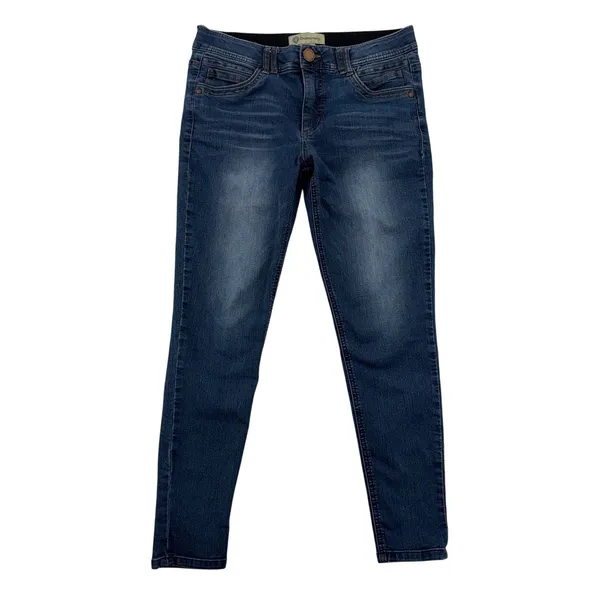 Democracy "Ab" Technology Skinny Mid Rise Jeans Dark Wash Stretch Denim Size 10 - Image 2