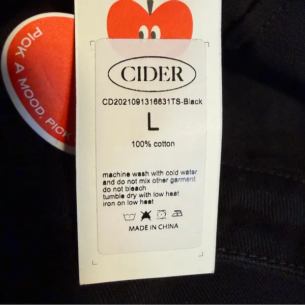 Cider Alessia Cargo Jeans L Black High Rise Wide Leg Y2K Utility NWT - Image 7