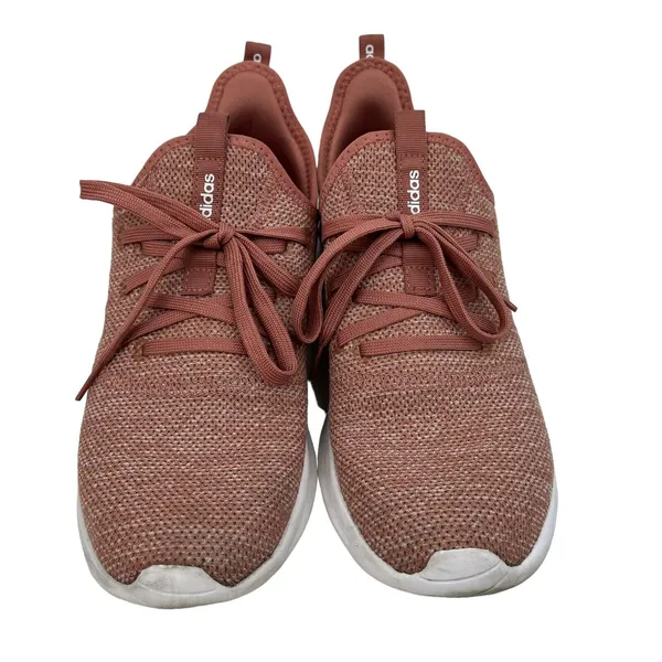 Adidas Size 10 Sneakers Dusty Pink Cloudfoam Lace Up Pure Running Shoe Women’s‎ - Image 2