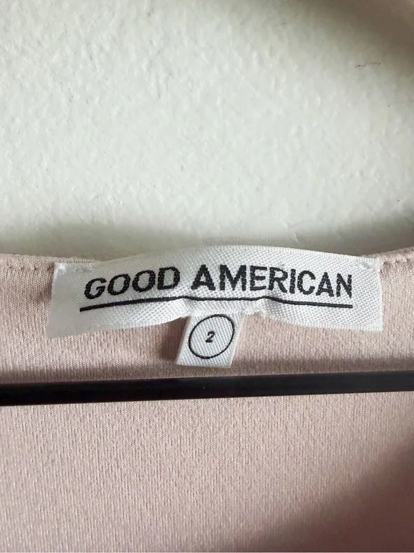 Good American Micro Rib Midi Dress Size M - Image 6