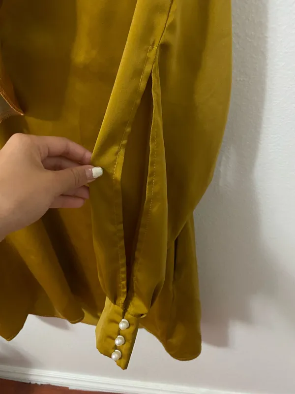 Zheli focus blouse Yellow Size M - Image 3