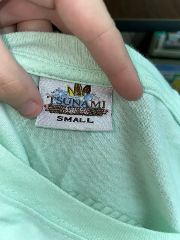 Tsunami Myrtle Beach, South Carolina Mint Green Short Sleeve Tee - Image 4