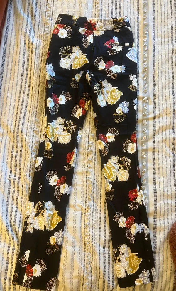 H&M Floral Print Trousers - Image 2