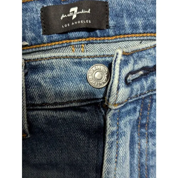 7 for all mankind high-waist slim kick jeans size 24 - Image 6