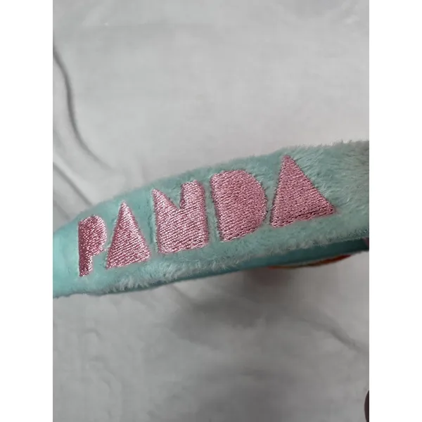 Disney Headband Womens One Size Multicolor Panda Power Turning Red Plush Ears - Image 3