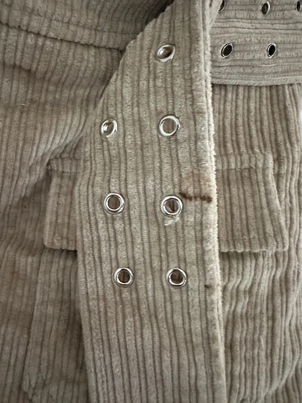 Isabelle’s Cabinet Tan Corduroy Skirt - Image 8