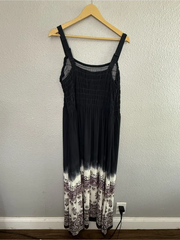 NWT Lane Bryant Smocked Maxi Dress Size 18/20 - Image 3