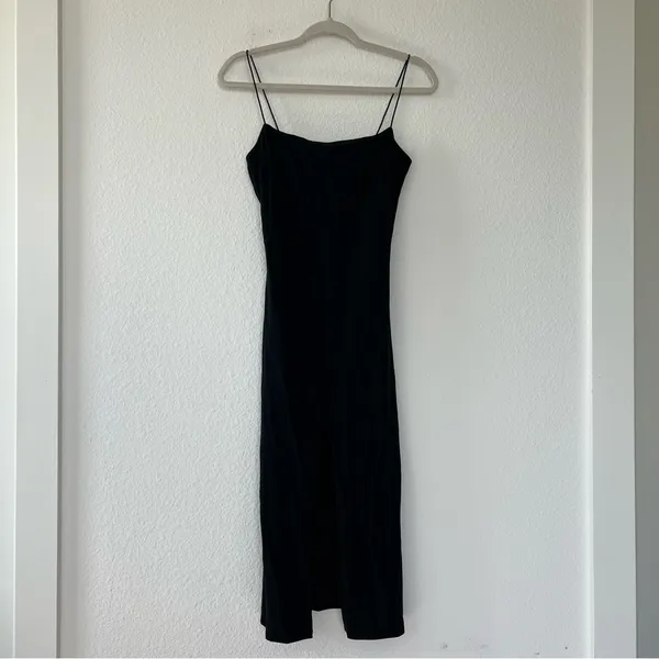 Reformation Pavia Knit Midi Dress in Black NWOT - Image 6