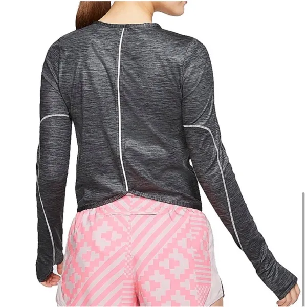 Women's Nike Runway Reflective Long Sleeve size small - Image 2