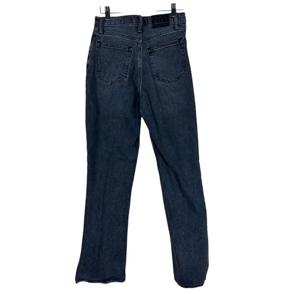 Abercrombie & Fitch Curve Love 90s Straight Ultra High Rise Jeans Black Size 25 - Image 5