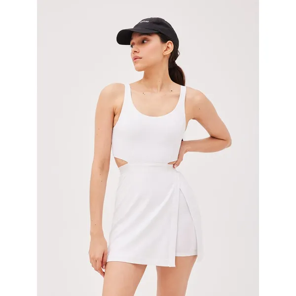 NWT Outdoor Voices Womens Size Large White Court Slim Fit Mini Dress NEW - Image 2