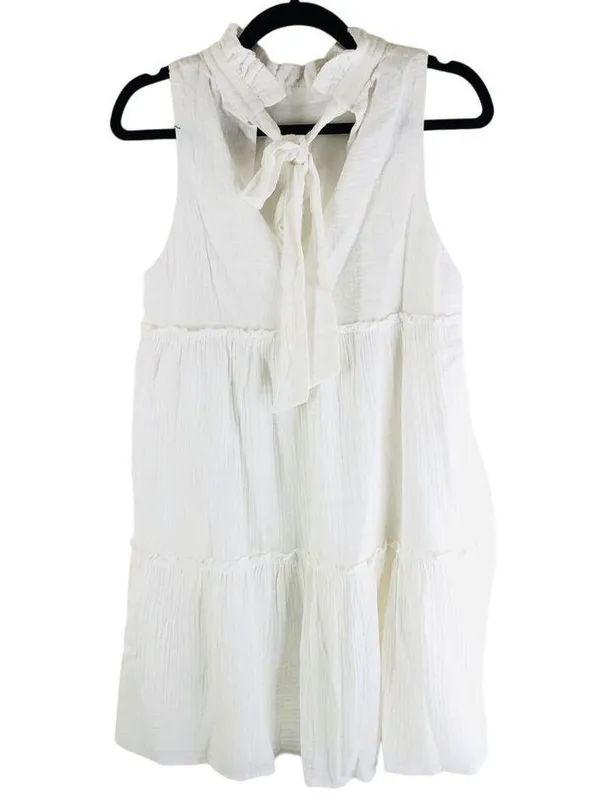 NWOT Tuckernuck Pomander Place White Gauze Cotton Morgan Swing Dress Size XS - Image 6