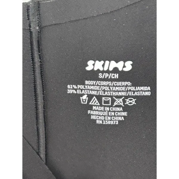 NWT Skims Body Unlined Plunge Bodysuit black Size S ( Sold Out) - Image 5