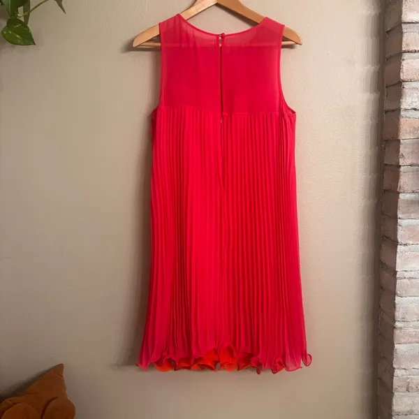 Anthropologie | MAEVE Layered Pleat Ruffle Swing‎ Dress - Image 5