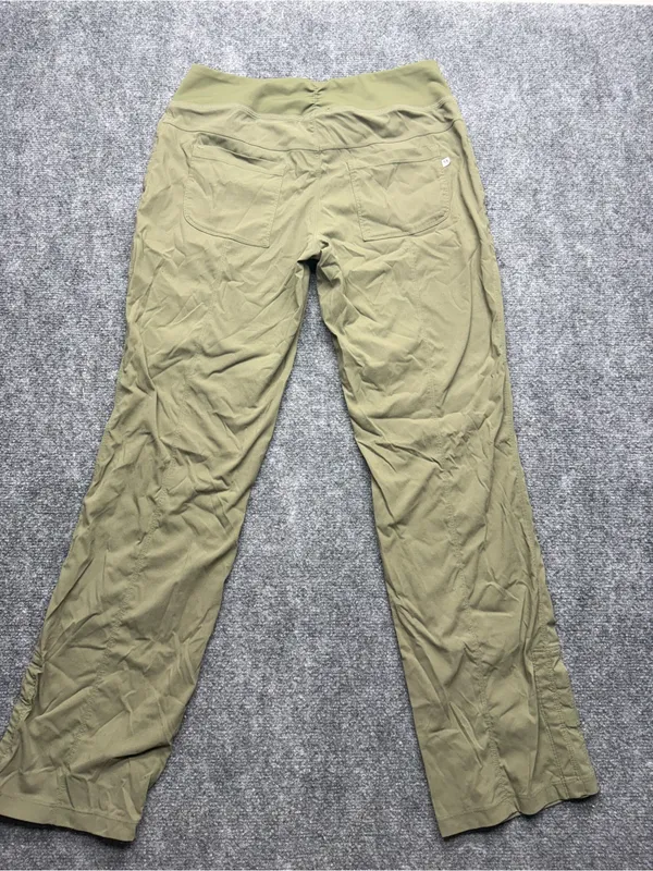 Mountain Hardwear women's Medium Olive Green Active Stretch outdoors Pants - Image 5