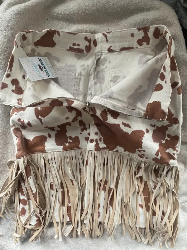 Coco Kay Boutique Cow Skirt - Image 4