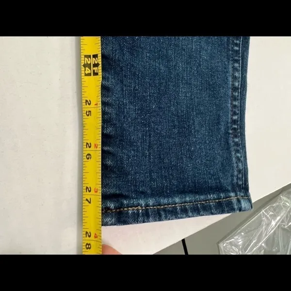Madewell 10 High Rise Skinny Jeans Dark Wash‎ Size 26 For Your Tall Boots - Image 9