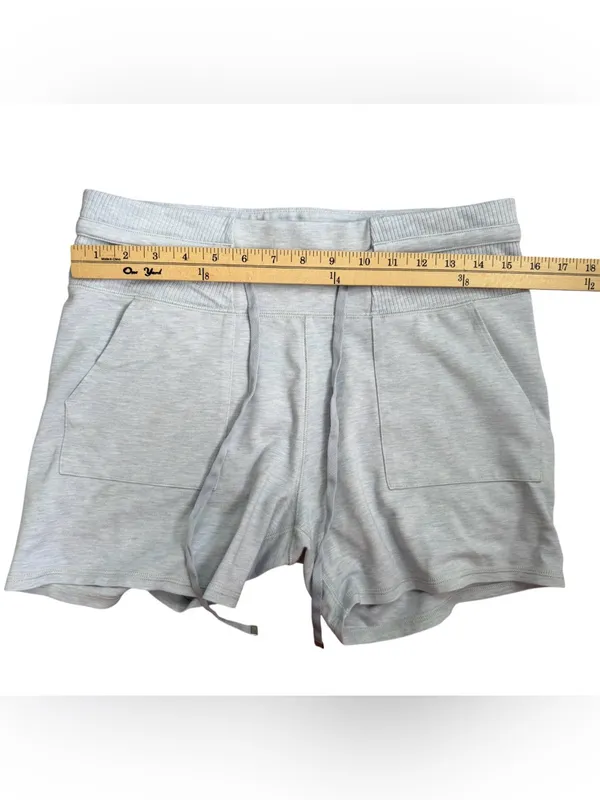 Travis Mathew High-Rise Rib Waist Drawstring Biker Shorts - Image 4