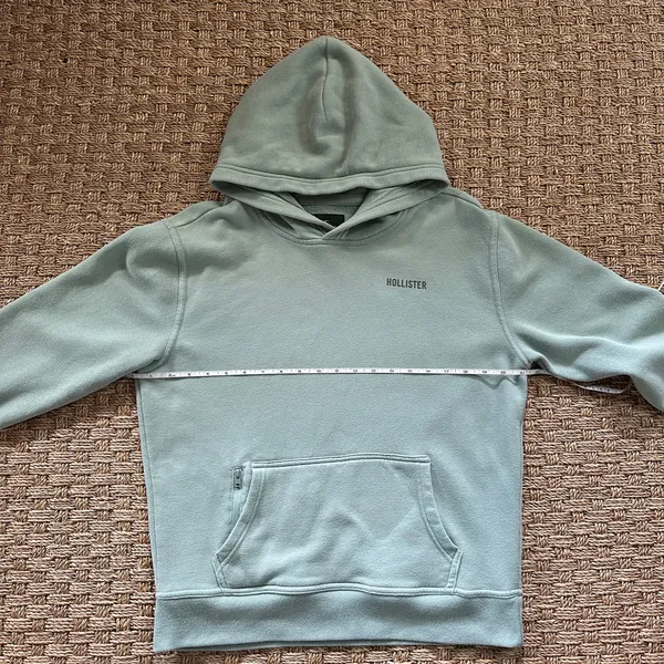 Hollister Hoodie Sweatshirt Pullover Kangaroo Pocket Casual Everyday Men XS - Image 5
