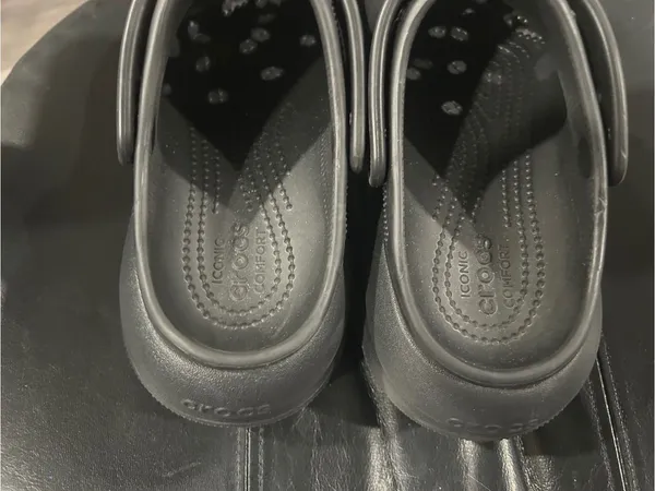 CROCS Black Slip-On Clog Sole - Image 5