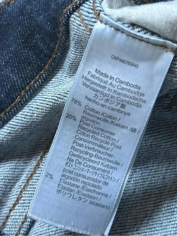 Madewell Mid Rise Stovepipe Jeans Dark Wash 25” Waist - Image 5