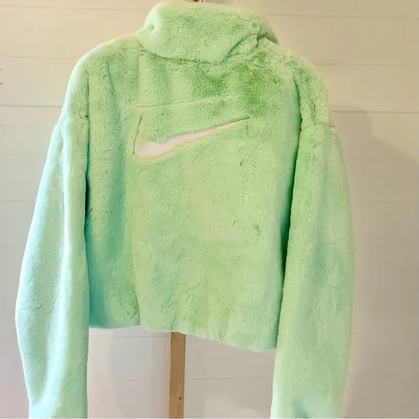 Nike Sportswear Icon Clash Full Zip Jacket Mint Green‎ Size M - Image 5