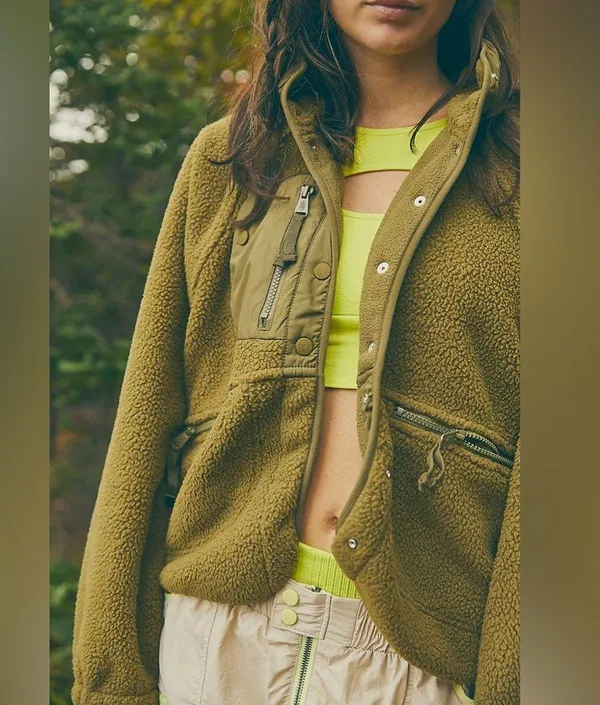 Free people Hit The Slopes Fleece Jacket - Image 2