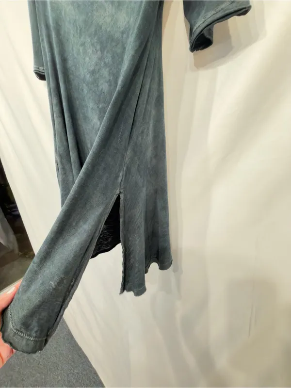 We The Free People Melrose Swing Tee Top Black Oversized XS #1727 - Image 11