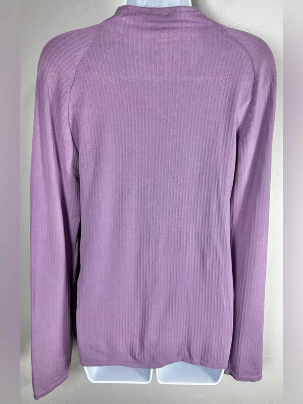 Anthropologie Indra Seamless Ribbed Mock Neck Cozy Long Sleeve Top Size XL - Image 7