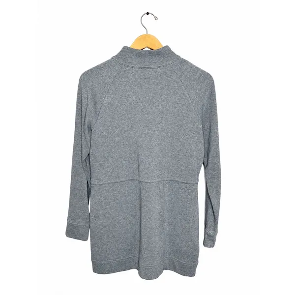 UGG Australia Blue Gray Zip Front Drawstring Fleece Jacket Tunic Women's Size M Size M - Image 3