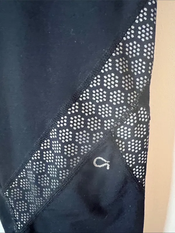GAP Black Leggings with Reflective Dot Accents - Image 3