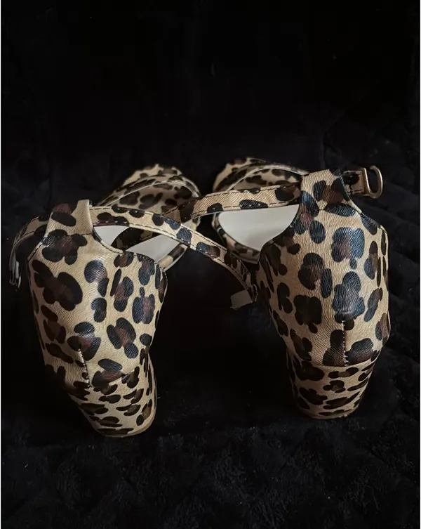 Leopard print block heel Brown Size 10 - Image 4