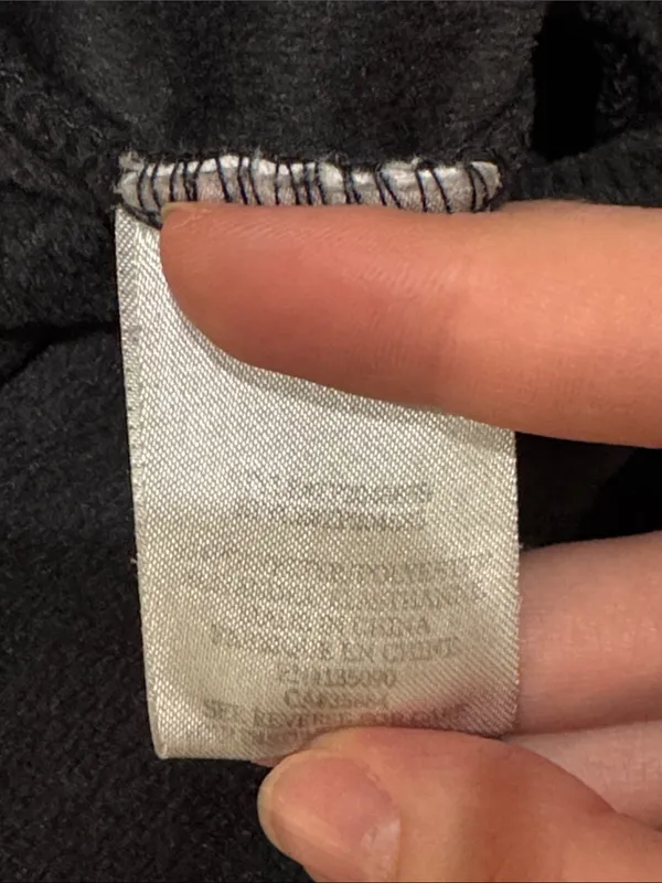 Z Supply Black Mid-Rise Velour Joggers size M flaw no drawstrings - Image 8