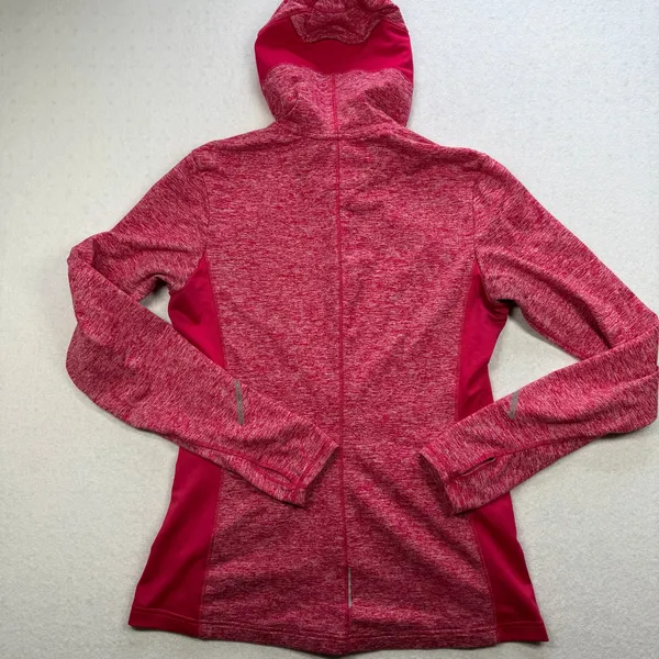 Brooks Equilibrium Women’s Pink Hooded Full Zip Running Jacket Small - Image 2