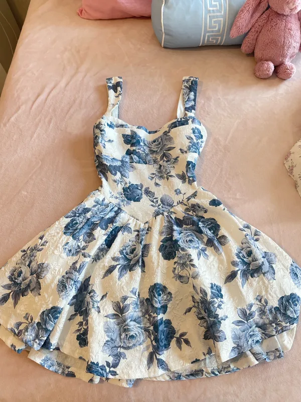 Windsor Blue floral mini dress - Image 5