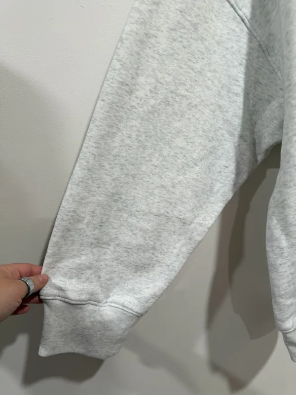 American Eagle Oversized Crewneck Sweatshirt Gray Size XXL - Image 4