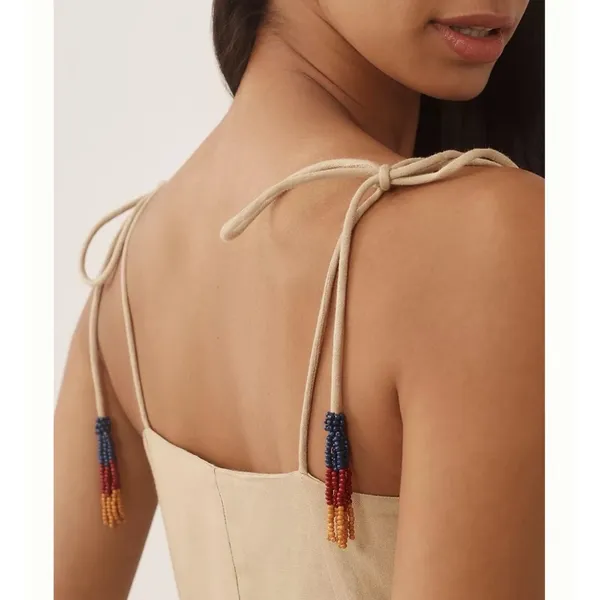 Farm Rio x Anthropologie Embroidered Linen Blend Dress NEW - Image 4