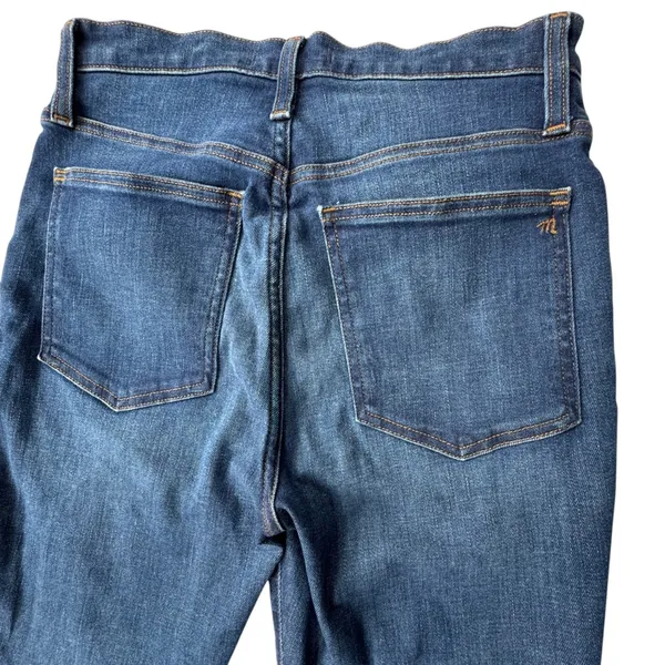 Madewell 10in High Rise Skinny Jeans Womens 28 Dark Indigo Denim Indie Sleaze - Image 9