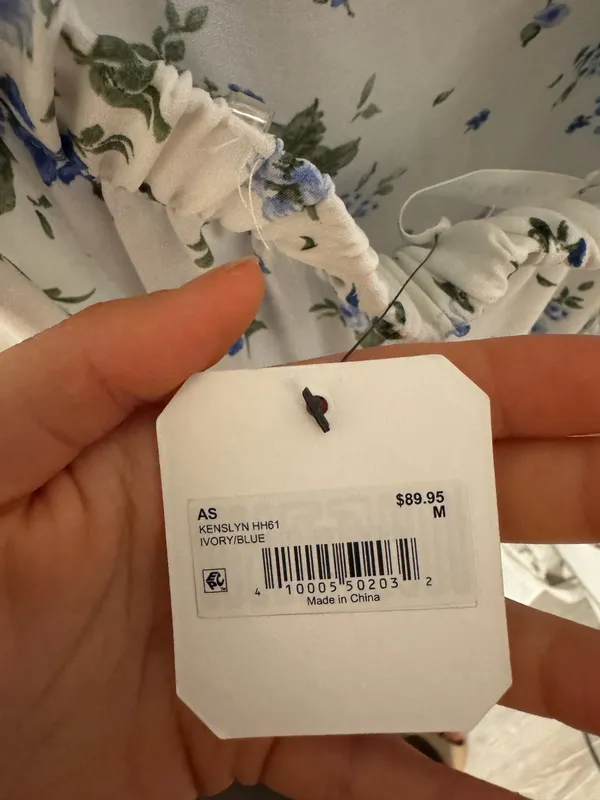 Altar'd State Maxi Dress Floral Blue - Image 4