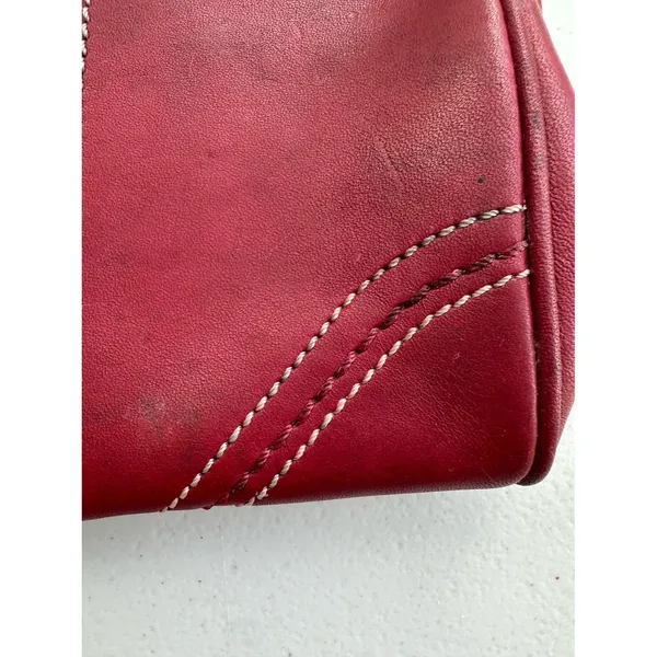 Vintage Y2K RARE Coach Soho Leather Framed Kisslock Clutch Wristlet Bag Pouch - Image 7