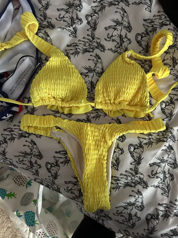 bathing suit Yellow Size XS - Image 2
