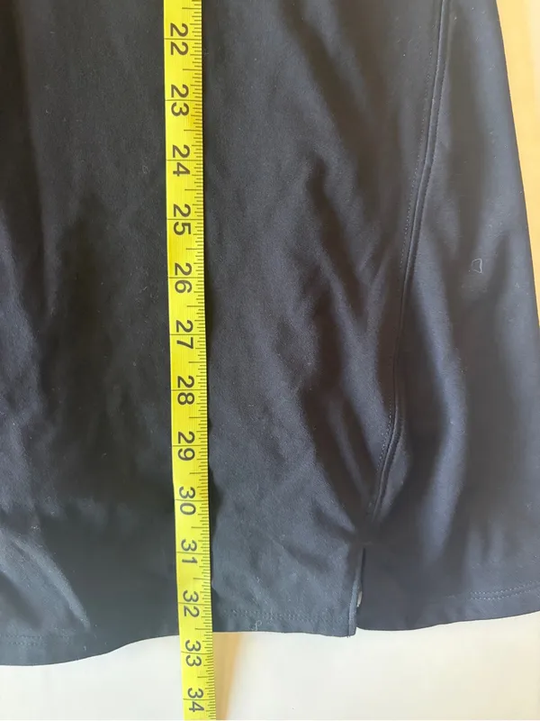 Xersion EverRestore fitted Strappy Dress Short Built In Bra Jumpsuit Black large - Image 3