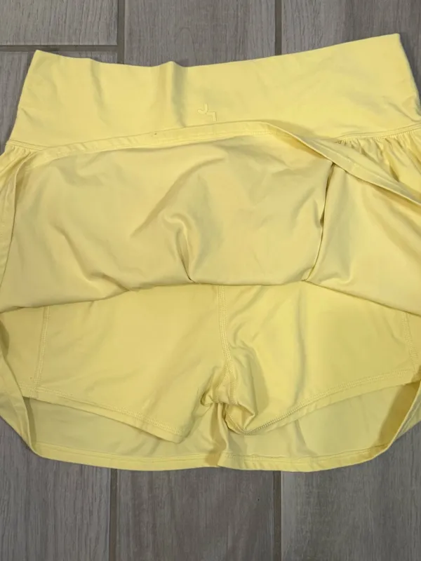 JoyLab Yellow V-Waist Circle gold/tennis Skirt - Image 5
