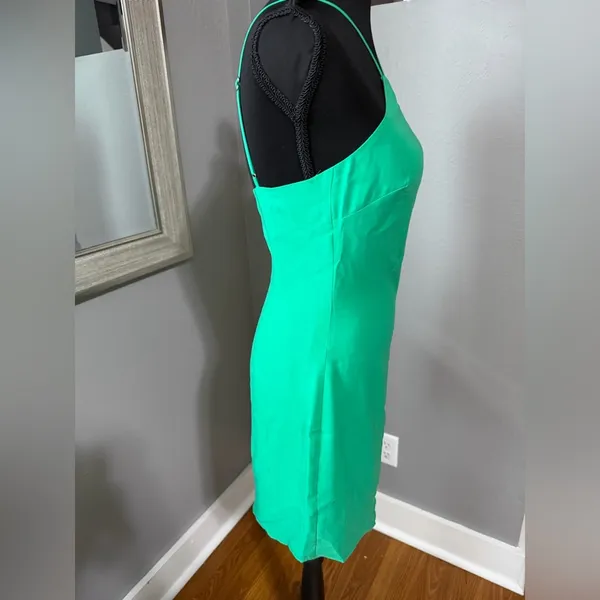Lovers & Friends x Revolve Cindy Mini Dress Kelly Green Size XS. - Image 4