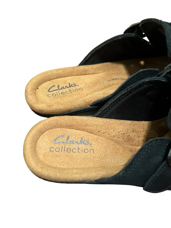 Clarks‎ Collection Women’s Size 8.5 Paizlee Nora Slip-On Buckled Platform Clogs - Image 5