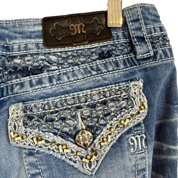 Miss Me Signature Cuffed Capri Jeans Size 30 - Image 5