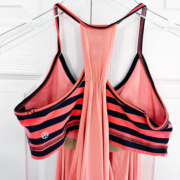 Lululemon No Limits Tank Sea Stripe Light Flare Inkwell - Image 6