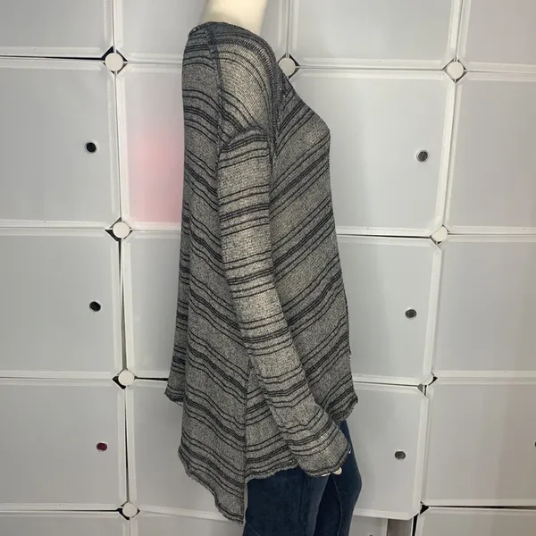 Free People We The Free Striped Henley Boho Top Size Small - Image 5