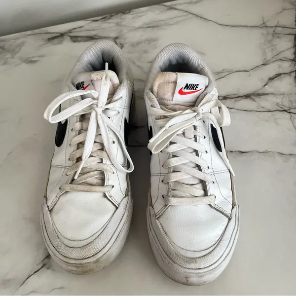 Nike Court Legacy Lift Platform Sneakers Size Womens 8 - Image 4