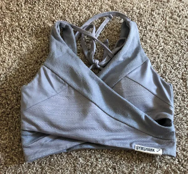Gymshark Blue Sports Bra - Image 2
